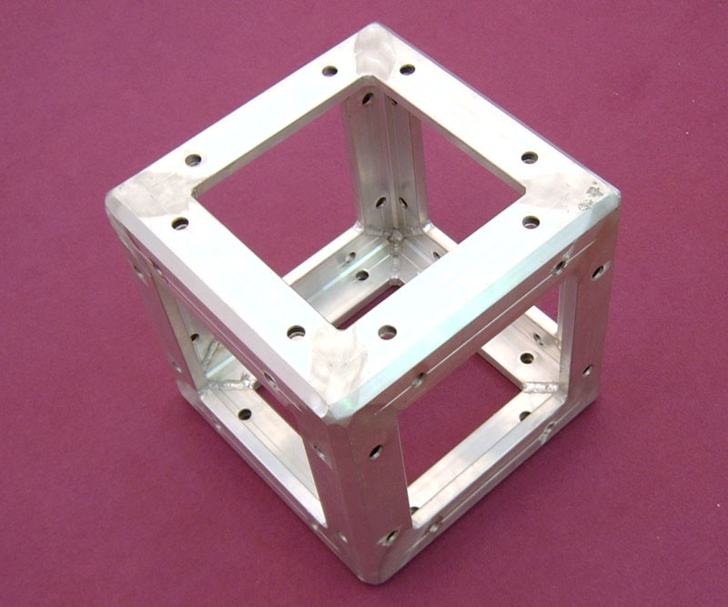 Six Corner Connector Screw Aluminum Roof Truss Accessories 250*250*250 MM