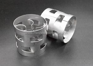 China Ceramic Pp 5 / 8 Inch Metal Cooling Tower Packing Stainless Steel Pall Rings wholesale