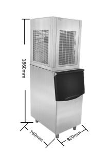 China automatic R404a Fluoride Free 1100W Industrial Snowflake Ice Machine wholesale