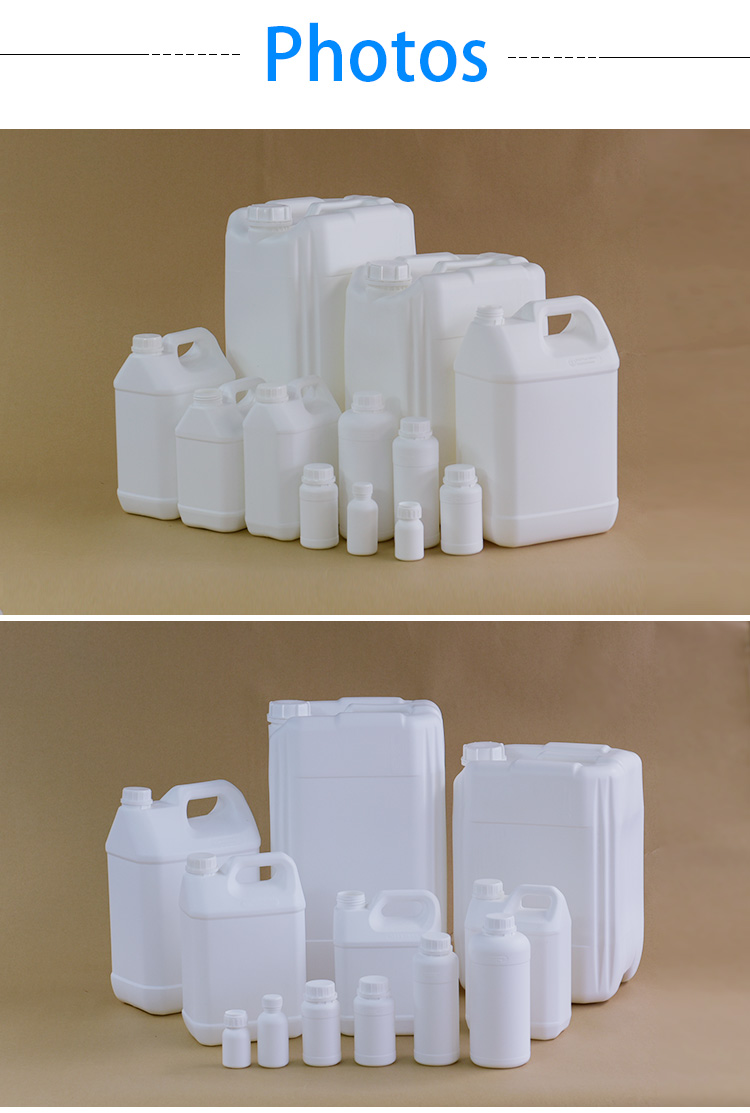 Corrosion Resistant Lab Fluorinated Bottle 100ml HDPE Pill Bottle Container