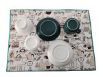 Kitchen Counter Microfiber Dish Drying Mat For Cup Bottle
