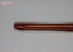 Copper Extruded Finned Tube Flexible For Shaping Customized Fintubes