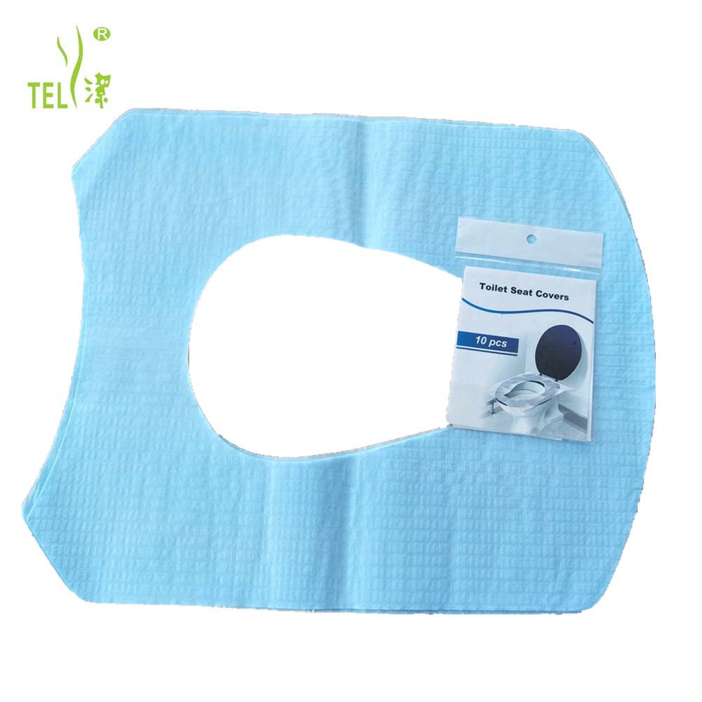 PE Film White 50gsm Disposable Loo Seat Covers Foldable