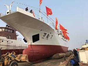 China Ocean Fishing Boat Successfully Launched Inflatable Marine Airbags wholesale