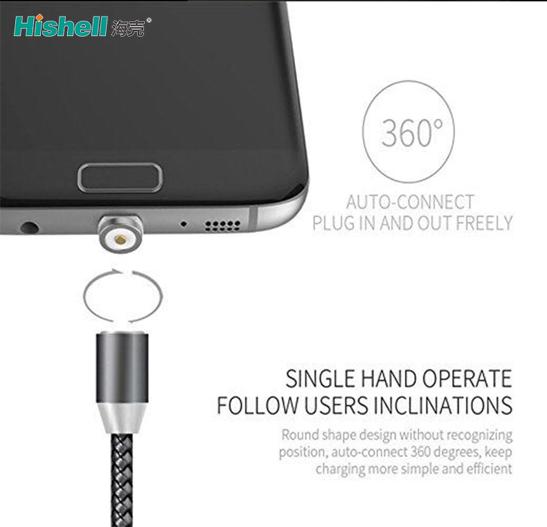 Ultraportable Cell Phone Charger Cord Magnetic