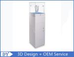 Supplier manufacturer wooden glass full assamble exhibition showcase with lock