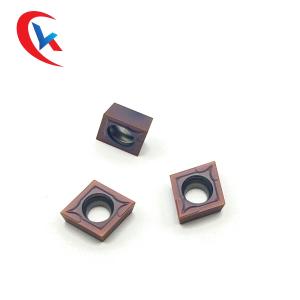 China CCMT09T304 Tungsten Carbide Inserts Stainless Steel Finishing Physical Coating wholesale