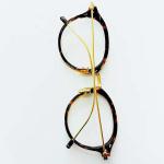 optical glass , AccetateBrown+Gold,optical frame,eyewear frame,full frame