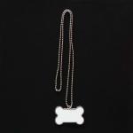 Custom Logo Blank Double Sided Sublimation Metal Pet Name ID Chain Dog Tags For