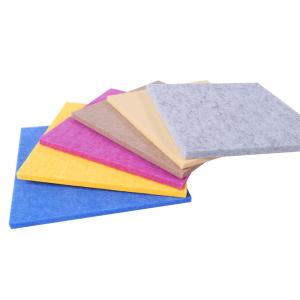 China Sound Proof Fireproof 9Mm Decorative Acoustic Panel 48 Colors wholesale