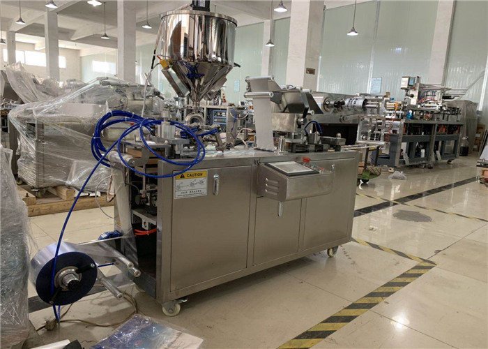 Mini Butter Honey Blister Packing Machine , Blister Card Packaging Machine