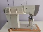 Computerized Single Needle Sewing Machine Roller Feed 220v High Stability