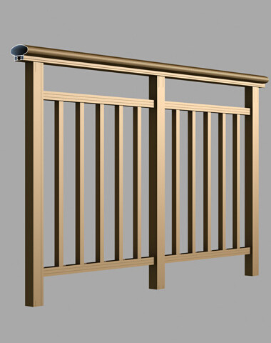 Stair handrail Architectural Aluminum Extrusions Profiles Made In Xuancheng, Anhui, China