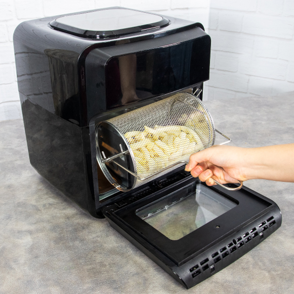 Digital Air Fryer Oven 12L With 12 One Touch Programs Rotisserie Toaster Dehydrator Smart Kitchen Appliances Freidora Sin Aceite