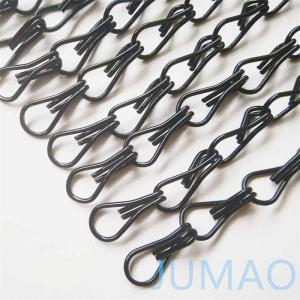 China Decorative Black Metal Chain Link Curtains fly Screen Outdoor wholesale