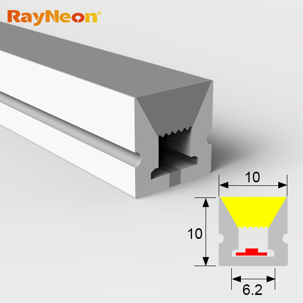 Silicone neon tube light strip 1010 flexible LED light strip outdoor waterproof indoor living room atmosphere light household bedroom