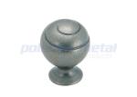 Brushed Nickel Cabinet Hardware Zinc Alloy Modern Round Cabinet Knobs