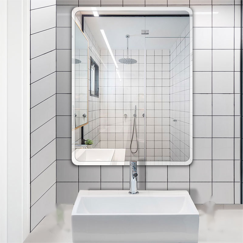 Large House Sticker Toilet Mirror in Modern Style for Top Fashion Plain Bathroom Decor