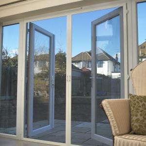 China Modern Bathroom Glass Aluminum Hinged Sliding Doors For Residential House aluminum double hinged door Stainless door hin wholesale
