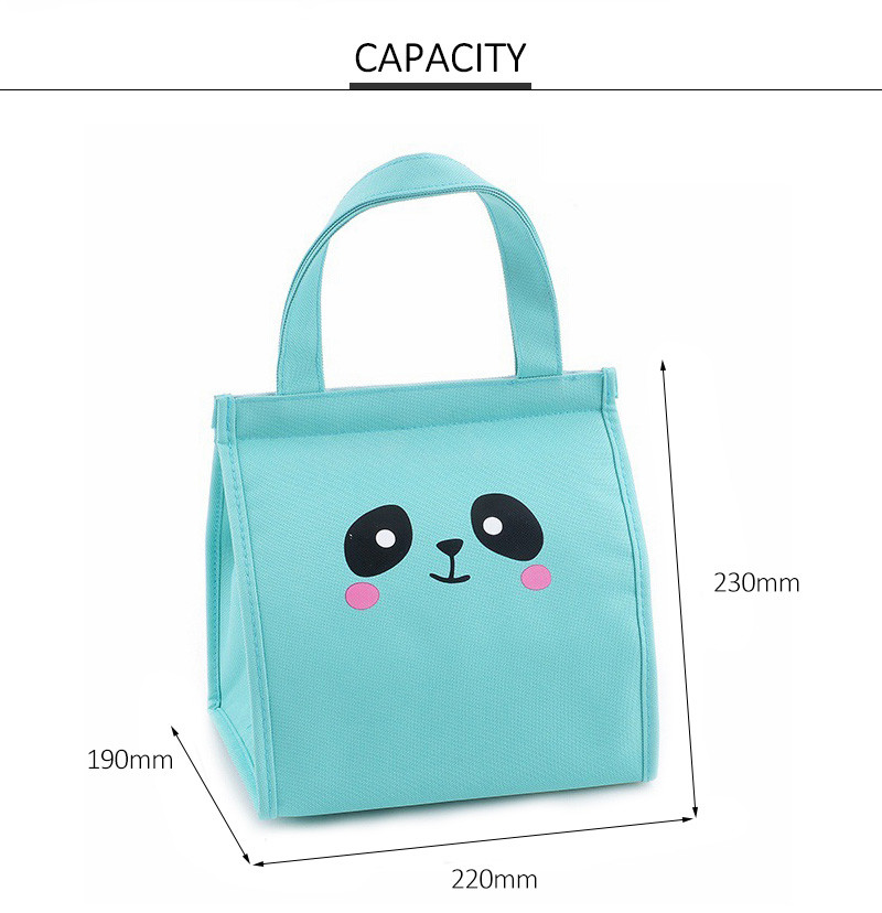 Waterproof Oxford Insulated Tote Lunch Bag For Picnic