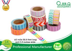 China Arts Make / Crafts Decorative Washi Masking Tape Custom Printing For Gift Box wholesale