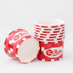 China 500ml White Disposable Soup Bowls Kraft Salad Bowl Custom Logo wholesale