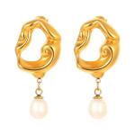 Sophisticated Stud Earrings Adorned With Delicate Pearl Fashion Jewellery