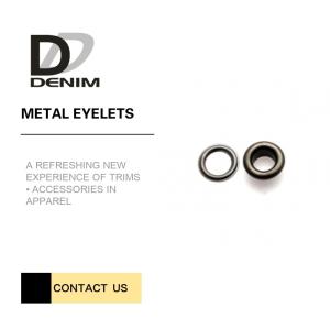China Durability &amp; Being crack-proof Brass Metal Eyelets for Garment Fabric Metallic Rings Color DTM wholesale