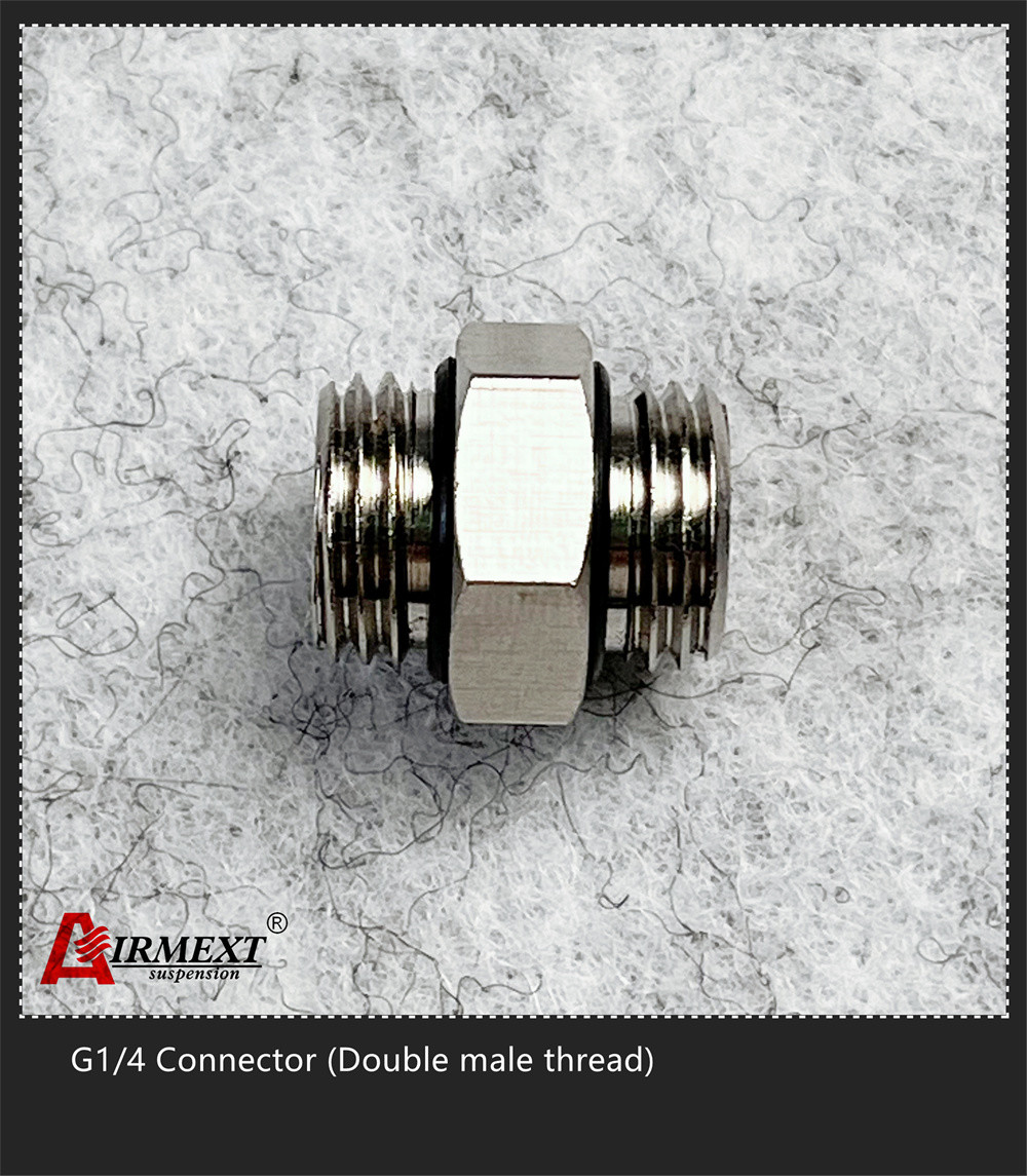 G1/4 Double Male Thread Connector Quick Connect Air Fittings