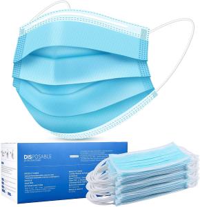 China 3 Layer Disposable Mouth Mask NonWoven Earloop Procedure Masks wholesale