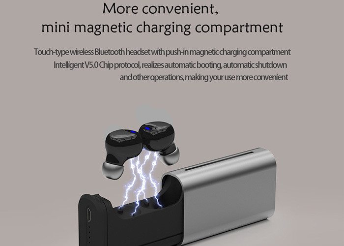 Mini Size True Wireless Stereo Earbuds Customized Package In Ear Type