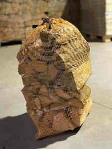 China Plastic PP Woven Firewood 50*50cm Packaging Mesh Bags wholesale