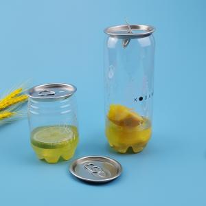 China 650ml Transparent Soft Drink Soda Plastic Beverage Cans wholesale