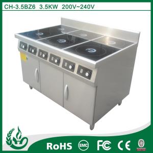 China Easy Clean Multi Burner Induction Stove , Induction Kitchen Ranges 3500w wholesale