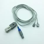 Adult Ear Clip Spo2 Sensors 3 Meter Cable Medical Materials 6 Months Warranty