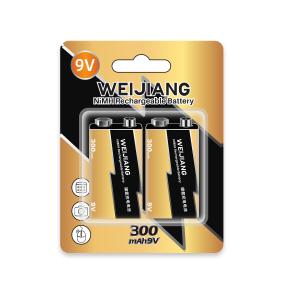 China 300mAh Ipower 9v Battery AA Nickel Metal Hydride Rechargeable Batteries For Home Appliances wholesale