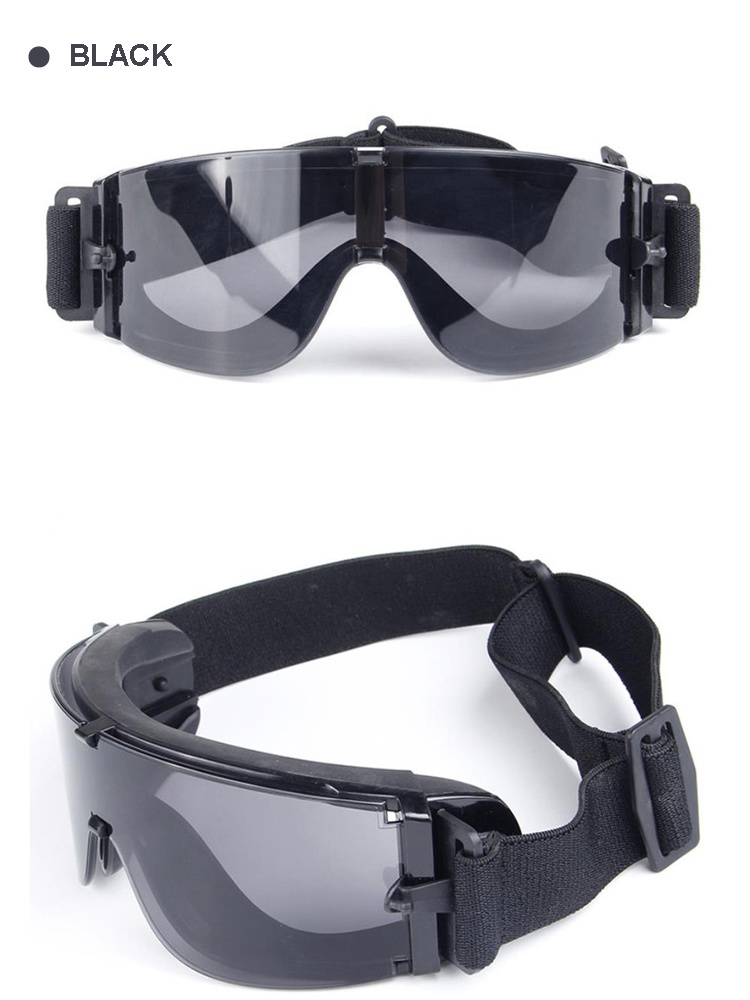 Bulletproof Anti-Scratch Custom Safety Glasses UV400 Protective Military Goggles 2018