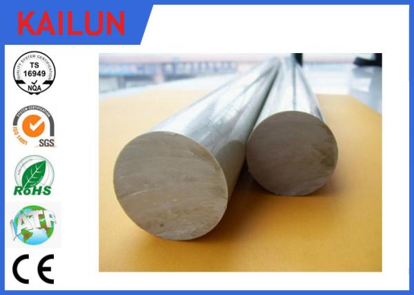 6063 Aluminium Round Bar Stock , OD 12 Mm Solid Aluminum Rod For Shafts / Stakes