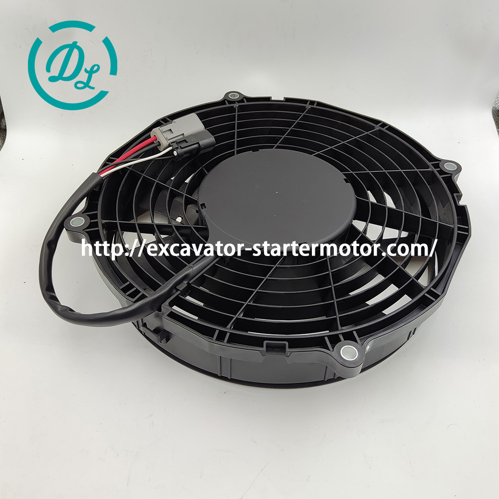24 VDC Blade Axial Fan 510-8095 5108095 Excavator Fan Drive Clutch 320 GC