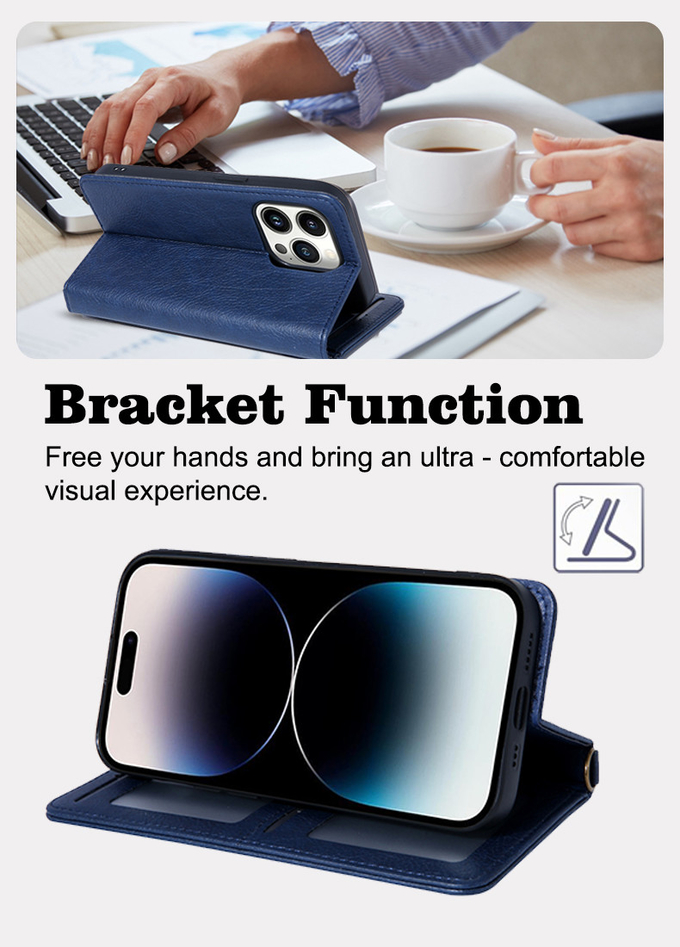 Strap Flip I Phone Cases Leather Card Holder Phone Cover For Samsung S24 S25 Ultar