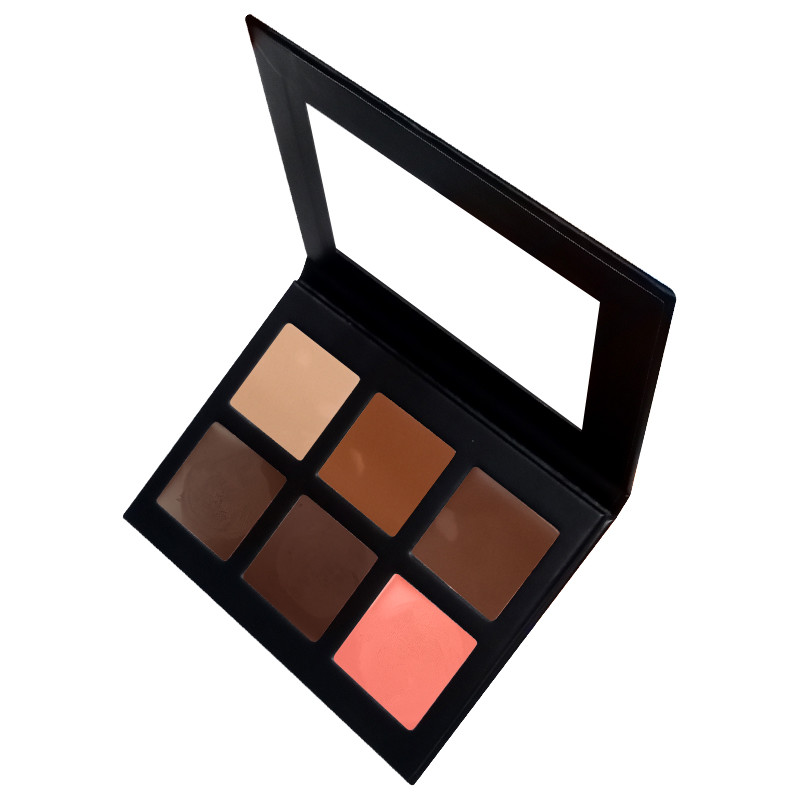 Bronzer Palette 6C Colors Face Makeup 2.5g Highlight Make Up Palette