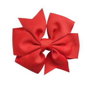 China Butterfly Shape Small Ribbon Hair Bow Clip Various Color Customized Size wholesale