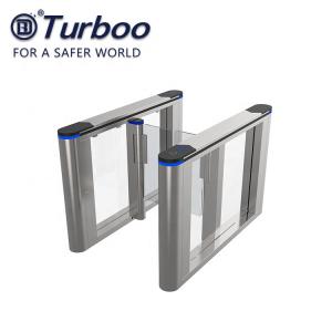China Double Swing Turnstile Gate / Stainless Steel office building Turnstile For Transit Fare Collection wholesale
