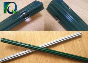 China Green Powder Coated Agriculture Fence Posts , Vineyard Line Posts 1.8-3.5M wholesale