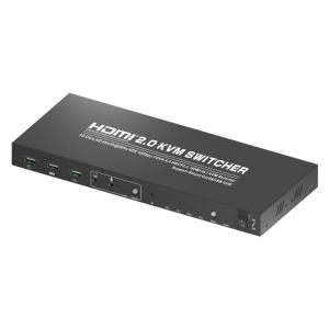 China 276x110x25mm 4K 4 x 1 HDMI DP KVM Switch wholesale