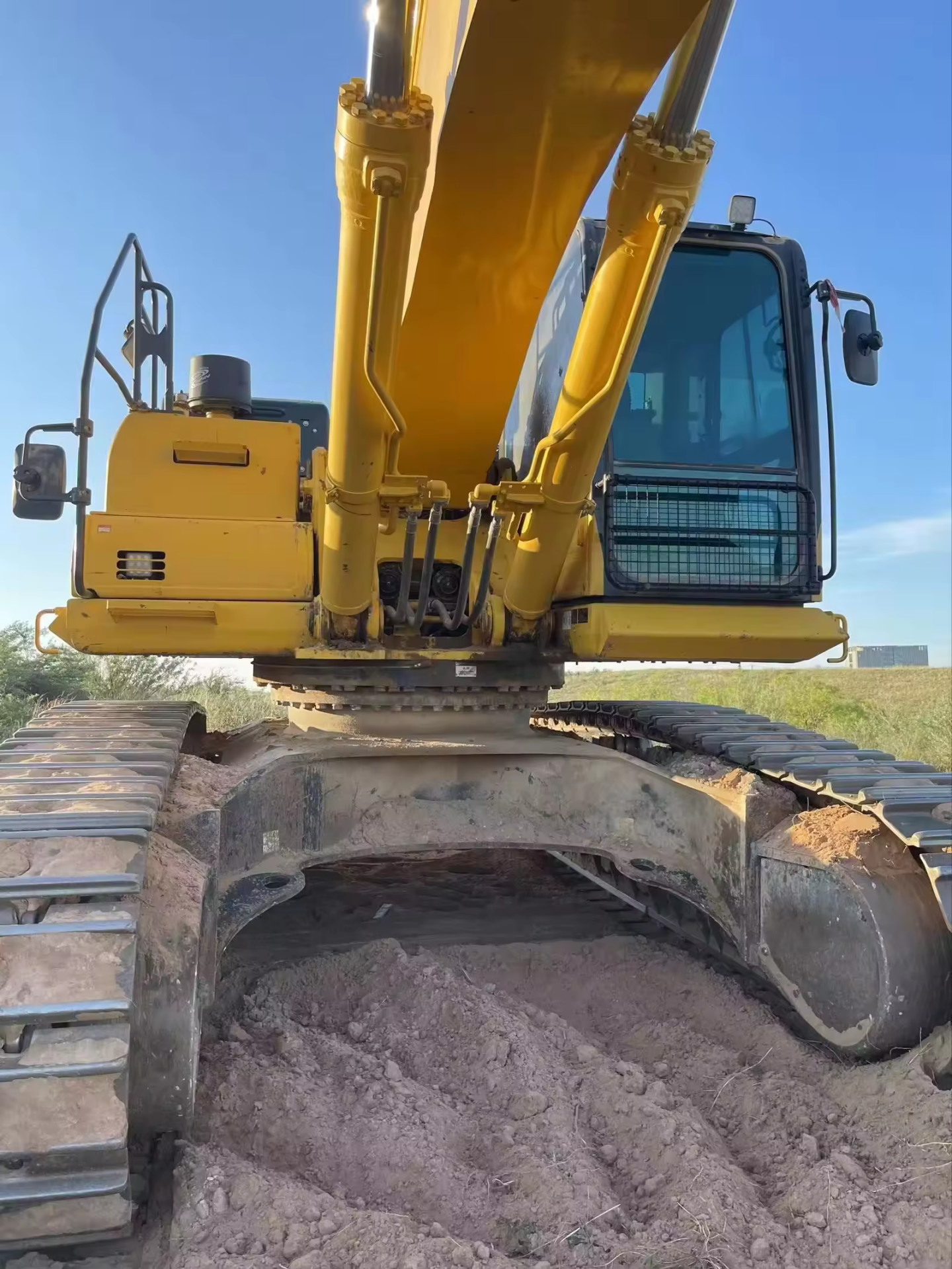 50Ton 4m3 Bucket Track Used Komatsu Excavators Heavy Used Digging Equipment PC500