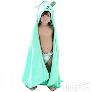 China Soft Baby Hooded Towel Bear Ear , Personalized Hooded Bath Towels For Kids  wholesale
