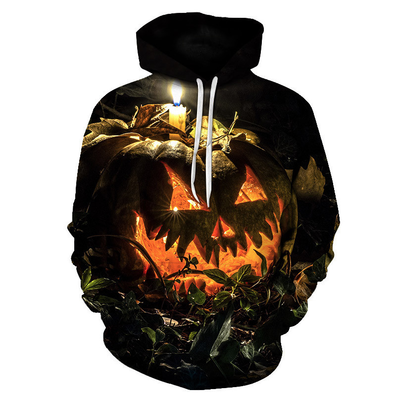 Halloween Skull Jack 3D Printed Printed Oversize Hoodie Comfortable