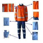 High Visibility Cotton Spring Autumn Fire Retardant Suit