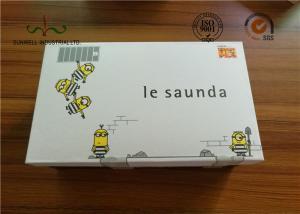 China Decorative Matt Vanishing Finish Patterned Cardboard Paper Box , Shoes Gift Box wholesale